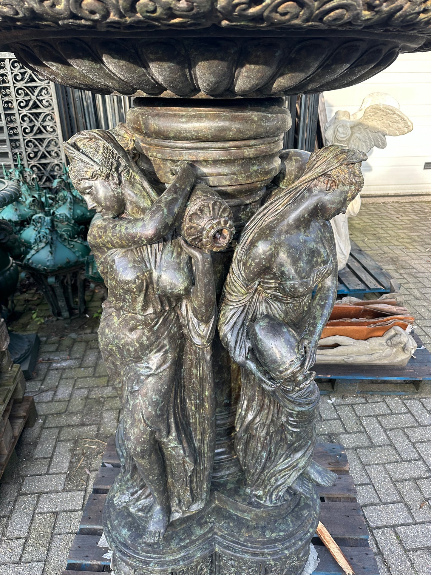 7.5ft tall, beautiful bronze fountain from Bordeaux