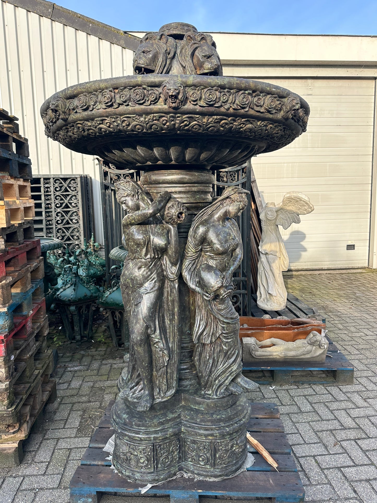 7.5ft tall, beautiful bronze fountain from Bordeaux