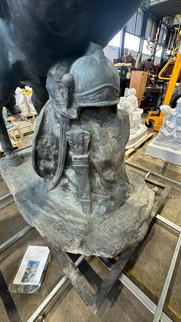 Huge, bronze statue from a government building, early 1900’s.