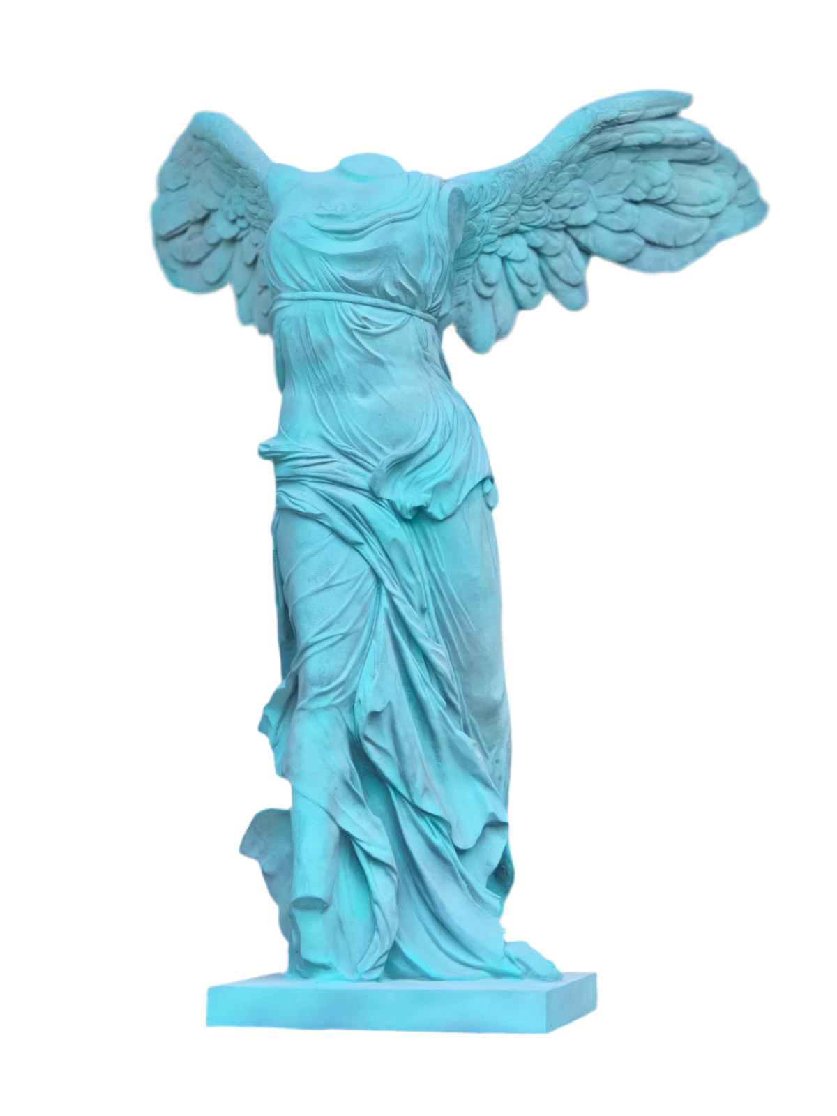 Stunning, Italian “Nike” statue made from bronze 7ft tall