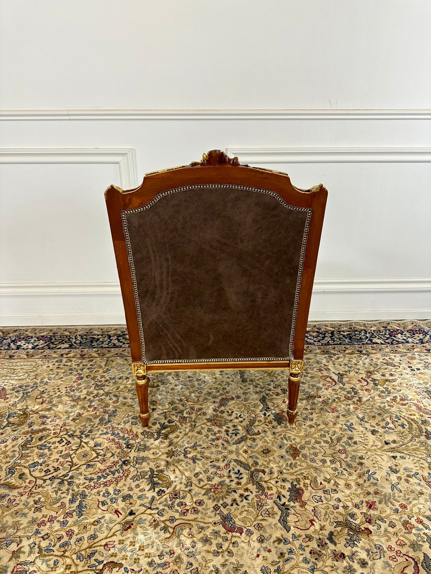 Beautiful French Napoleon arm chair with bronze ormolu (x6 available£