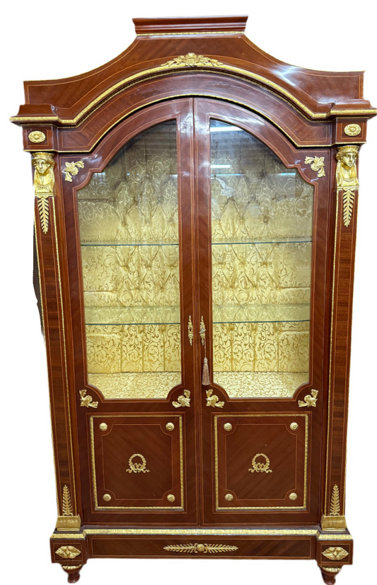 Beautiful glass fronted fren h vitrine/cupboard (pair available)