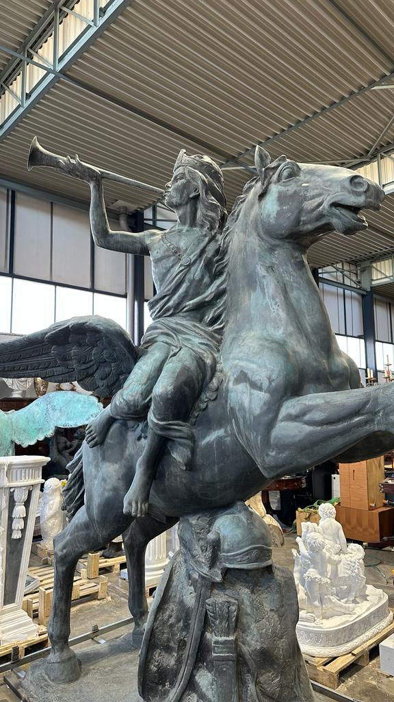 Huge, bronze statue from a government building, early 1900’s.