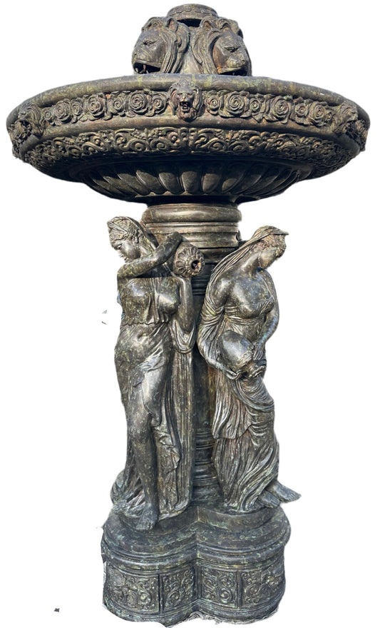 7.5ft tall, beautiful bronze fountain from Bordeaux