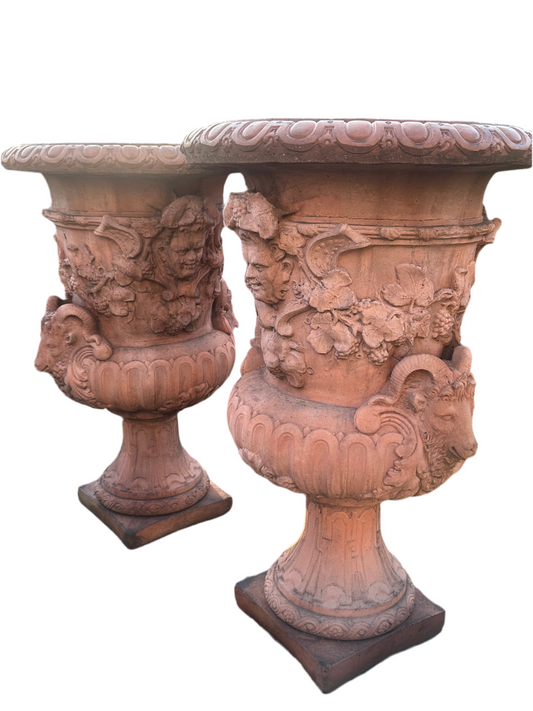 Huge pair 4ft+ tall, Italian urns
