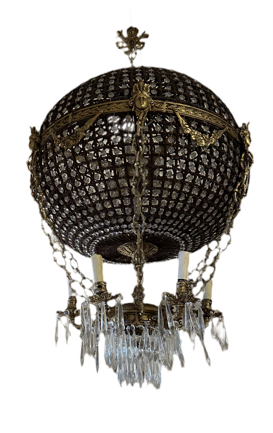 80cm long, hot air balloon chandelier