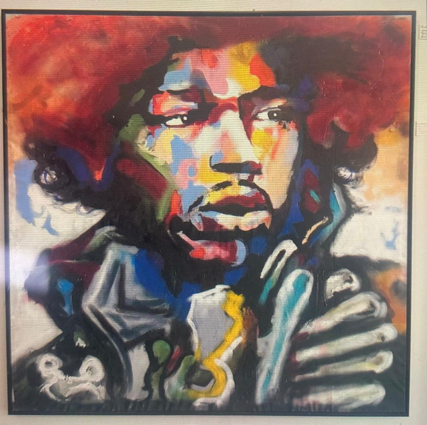 Jimmy Hendrix portrait by “Kingez”