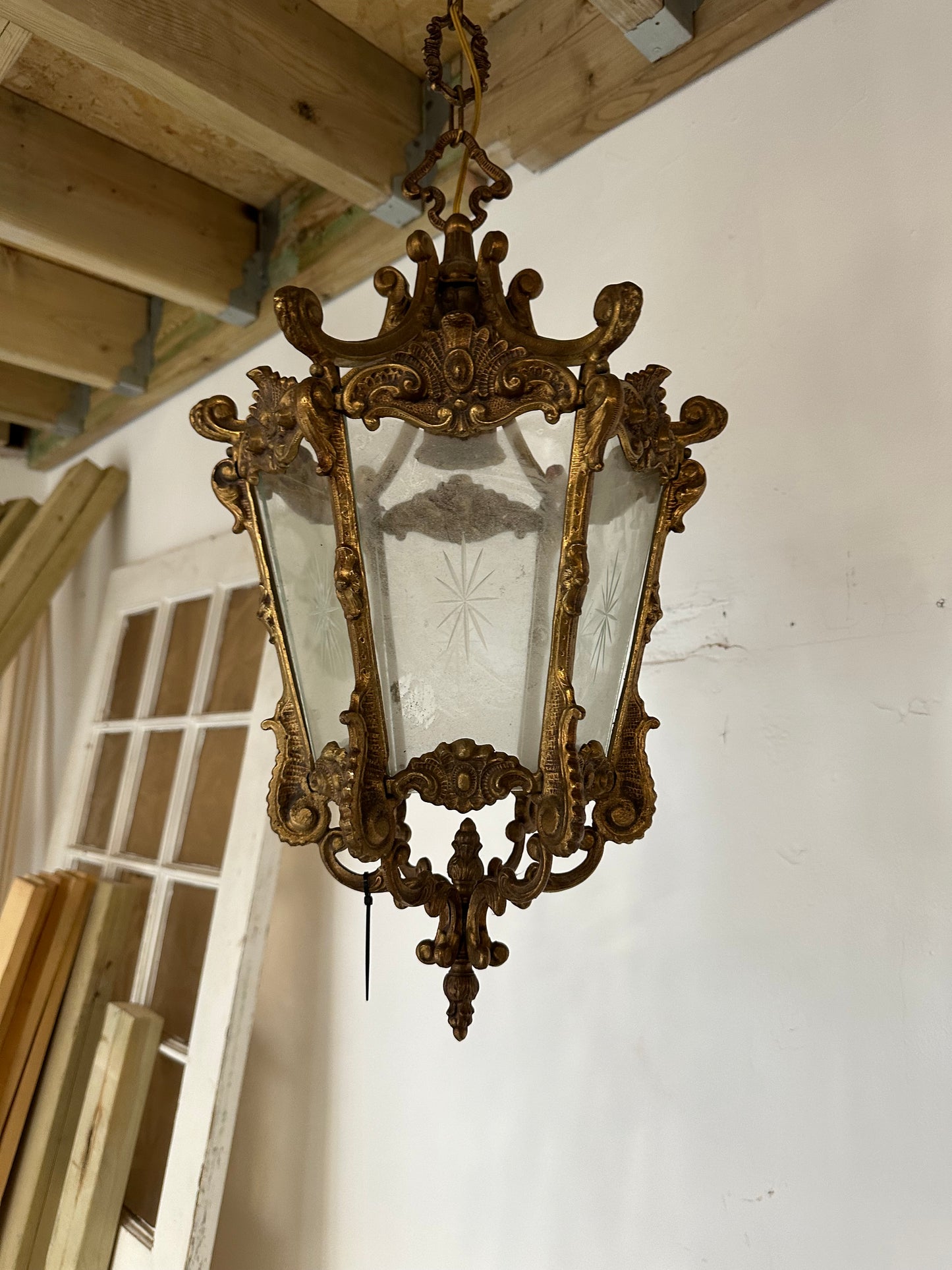 Beautiful French antique lantern