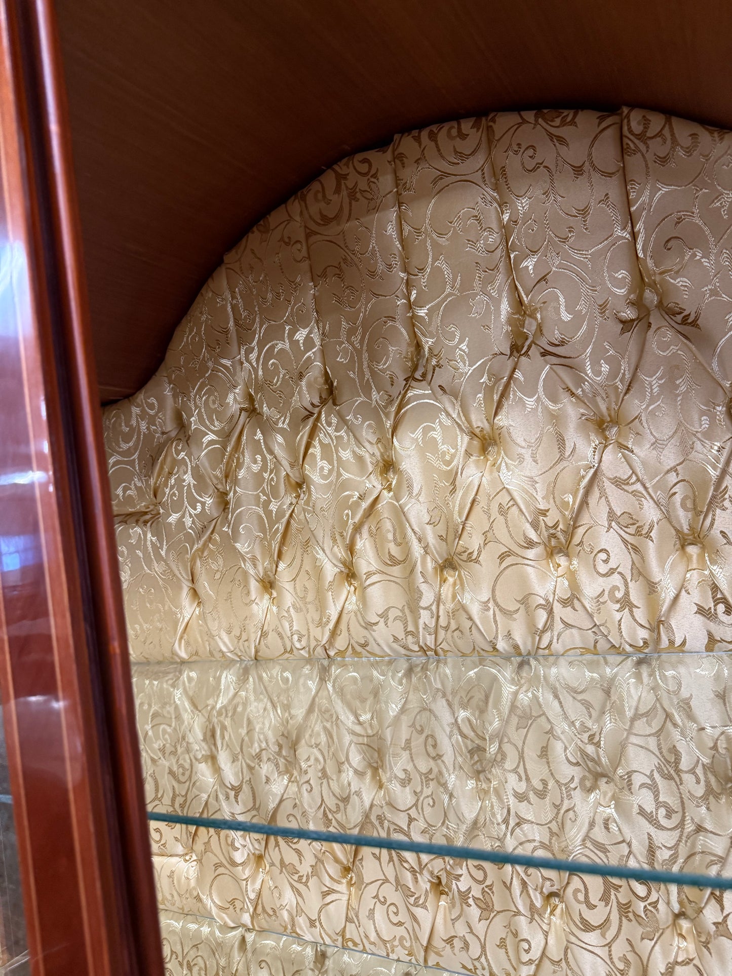 Beautiful glass fronted fren h vitrine/cupboard (pair available)