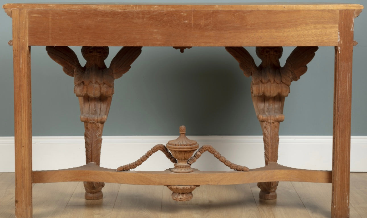 Beautiful early 1900’s Italian oak console