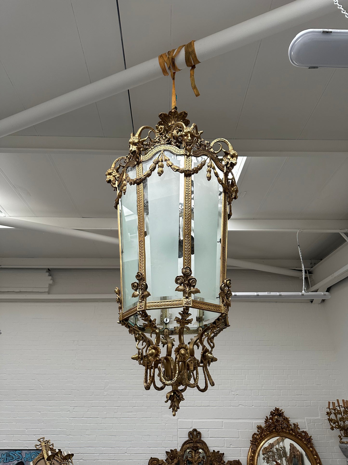 Extremely rare, Louis XV baroque 5ft lanterns (6x available)