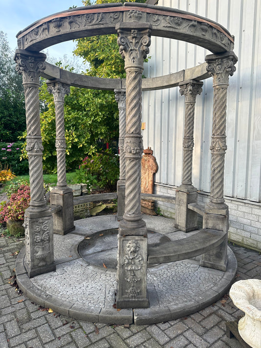 Dutch, complete outdoor seating sculpture