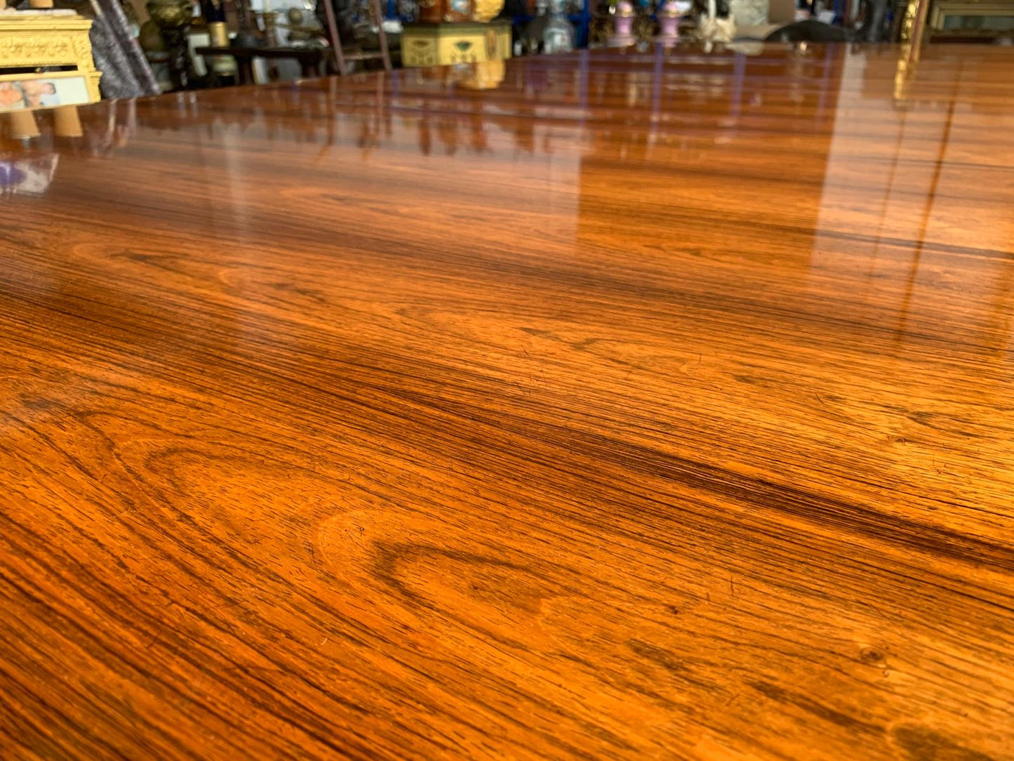 Unbelievable, 25ft, rosewood inlaid royal dining table, dated 1860’s