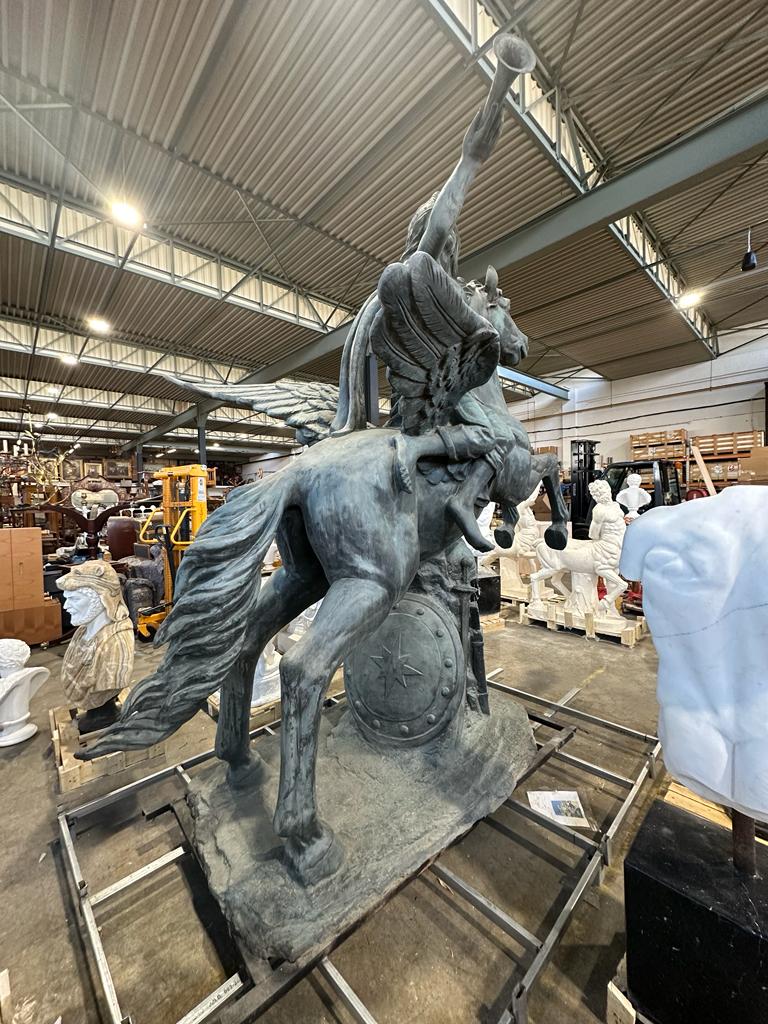 Huge, bronze statue from a government building, early 1900’s.