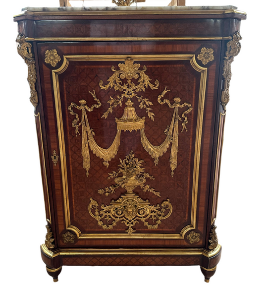 Stunning, Louis XV empire pier cabinet, (pair available)