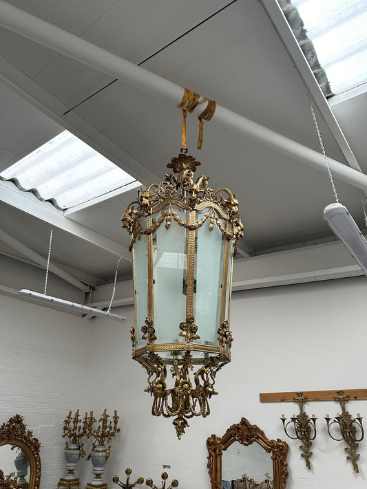 Extremely rare, Louis XV baroque 5ft lanterns (6x available)