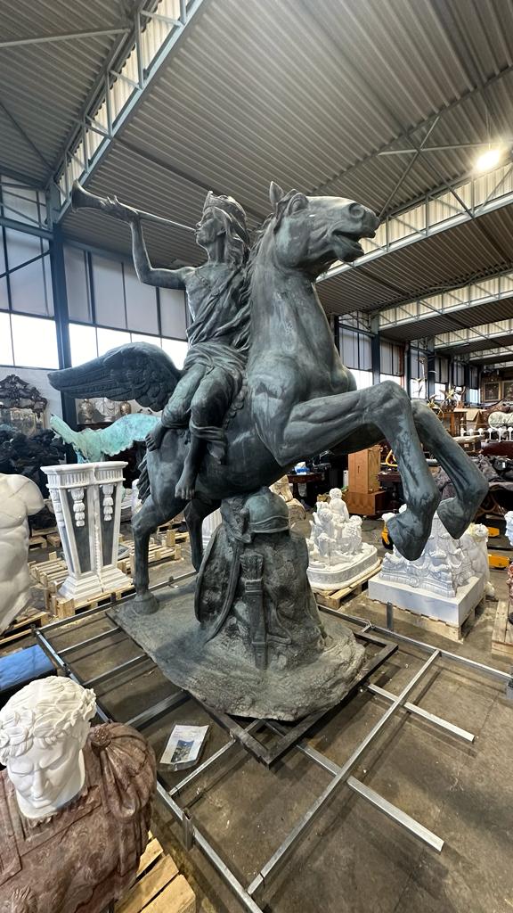 Huge, bronze statue from a government building, early 1900’s.