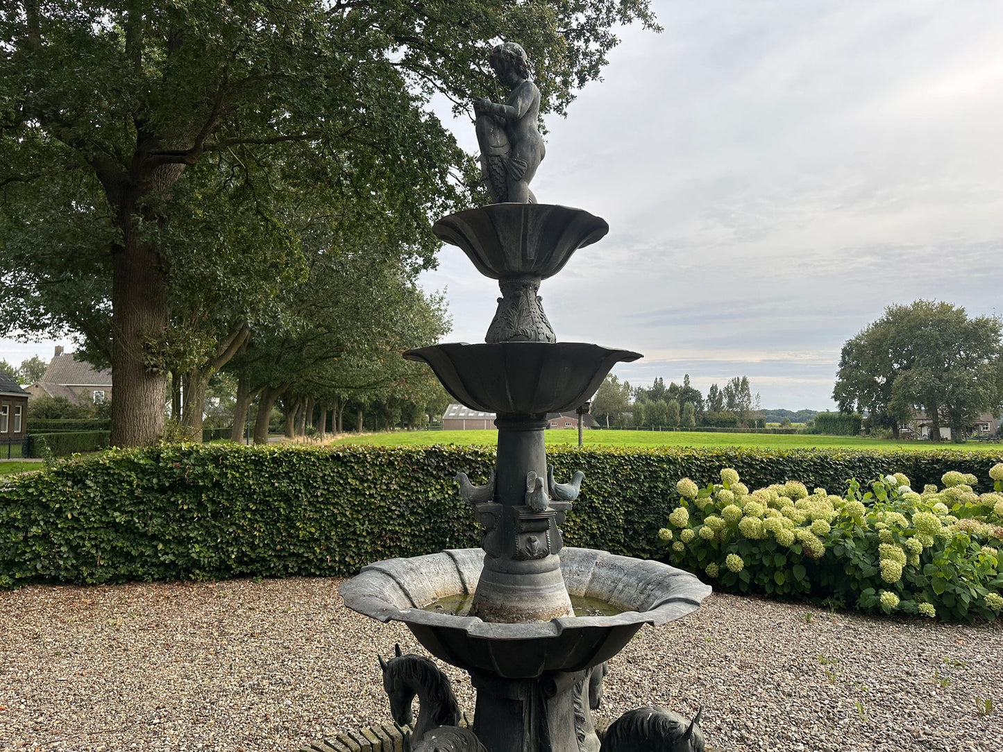 Stunning, late 1800’s, French horse fountain from Versailles