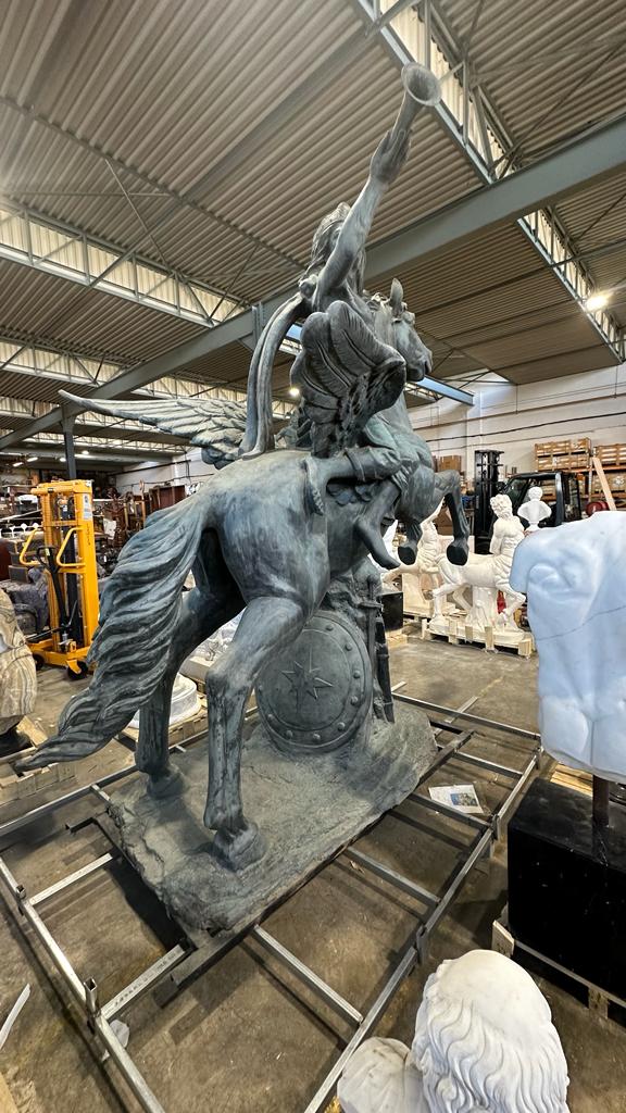 Huge, bronze statue from a government building, early 1900’s.