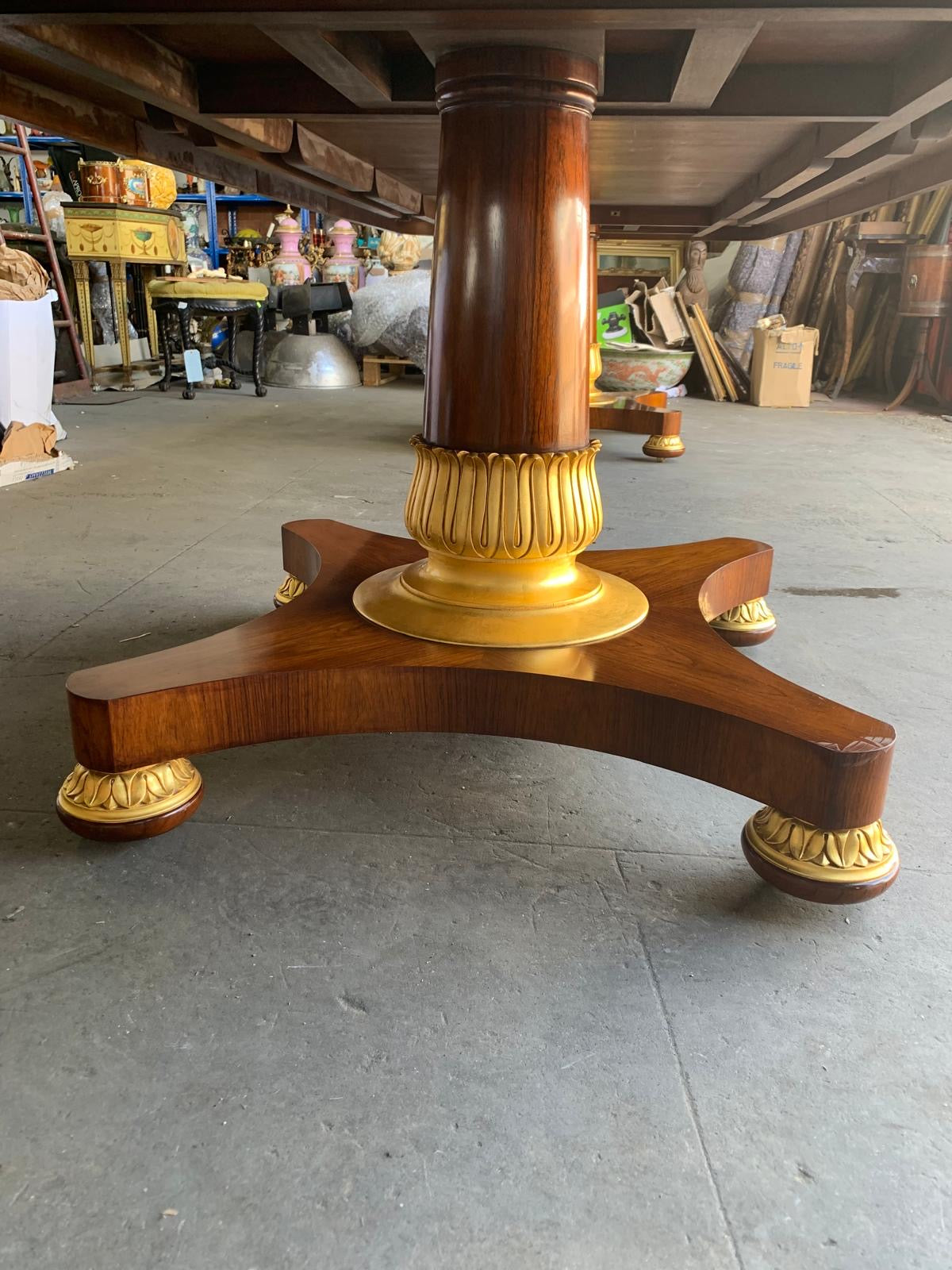 Unbelievable, 25ft, rosewood inlaid royal dining table, dated 1860’s