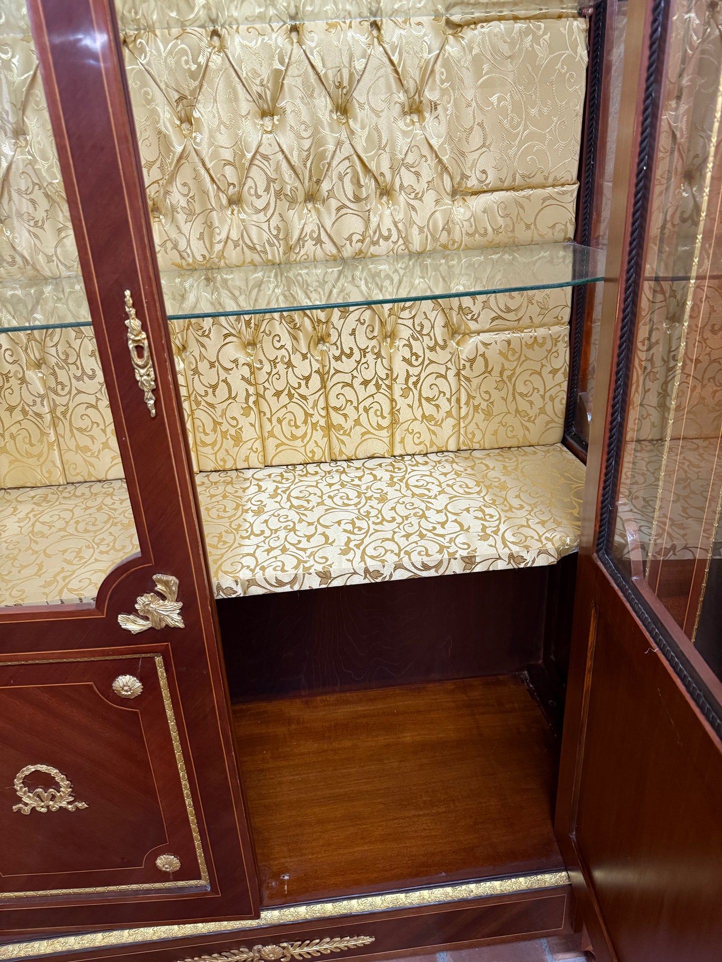 Beautiful glass fronted fren h vitrine/cupboard (pair available)
